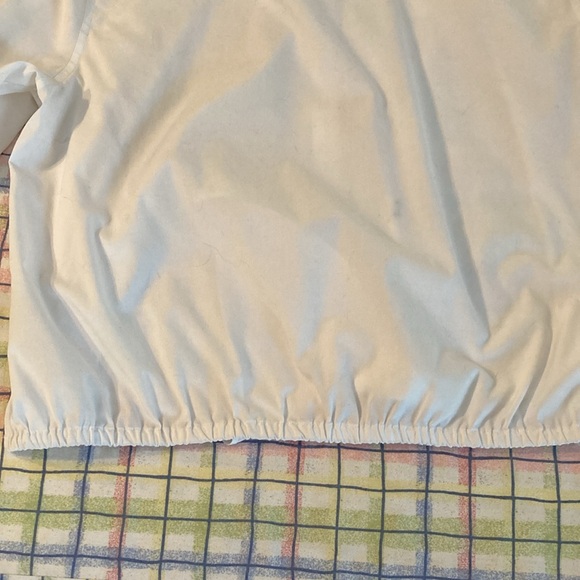 CHICO’S White no iron sz. 3  long sleeve or rolls up and buttons $28 - Picture 3 of 4